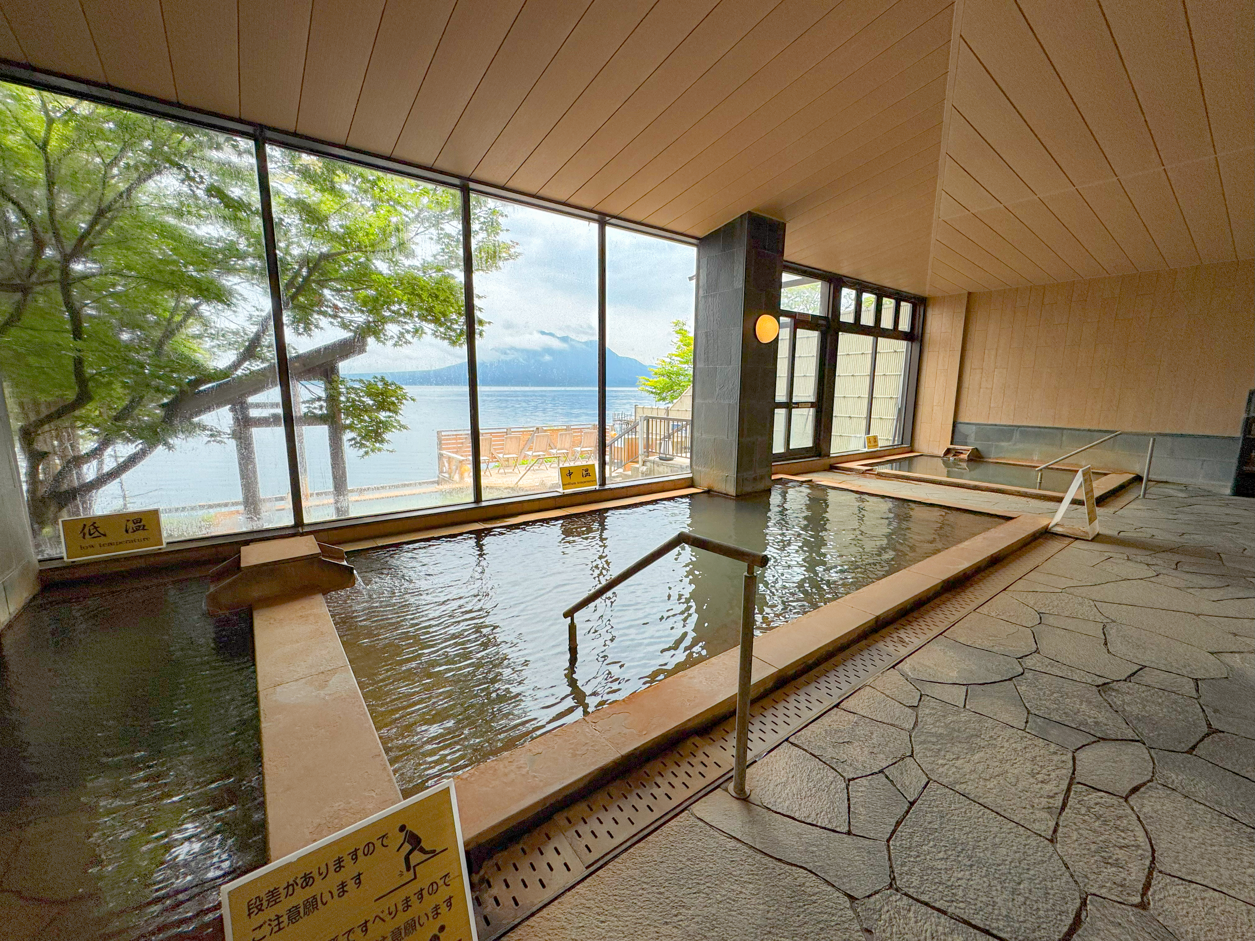北海道 支笏湖　saunna サウナ風景1